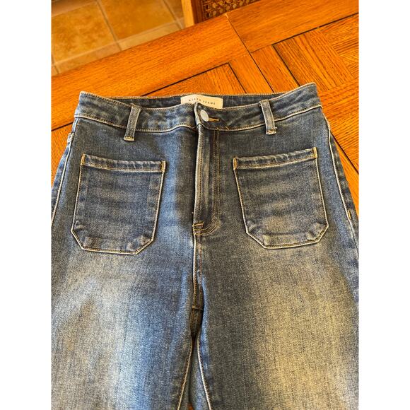 Risen wide leg jeans size 27 - Picture 2 of 7